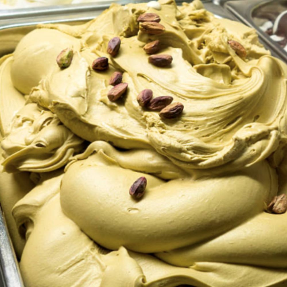 Pistachio gelato at Giola Rua do Comércio, Lisbon